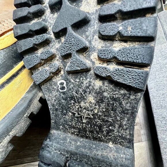 Sorel Caribou Waterproof Boots Wool Liners Lace Ups Snow Rain Utility Warm Mens - Picture 10 of 11